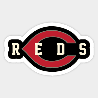 Cincinnati Reds 2 by Buck Tee Originals Sticker